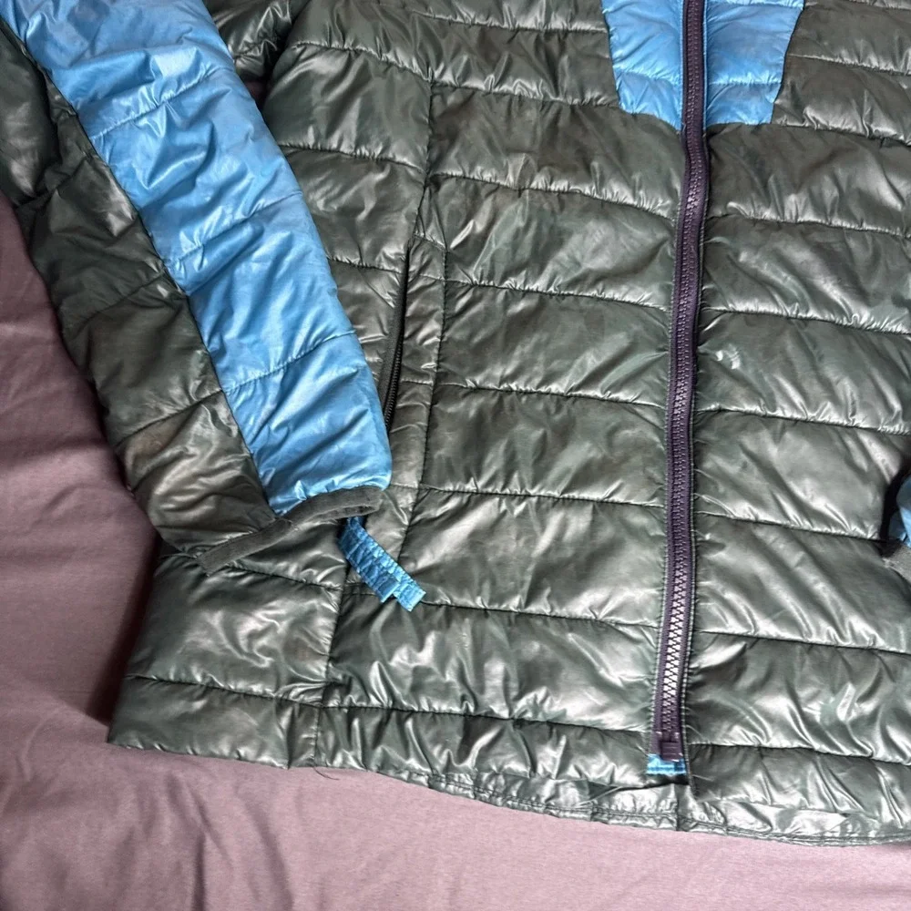Columbia Jacket Womens S Green Thermal Coil Interchange Puffer Lightweight Ski‎